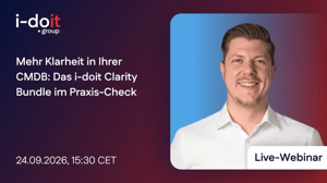 Live Webinar Das i-doit Clarity Bundle im Praxis-Check image