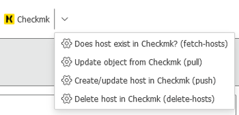 Checkmk Menu
