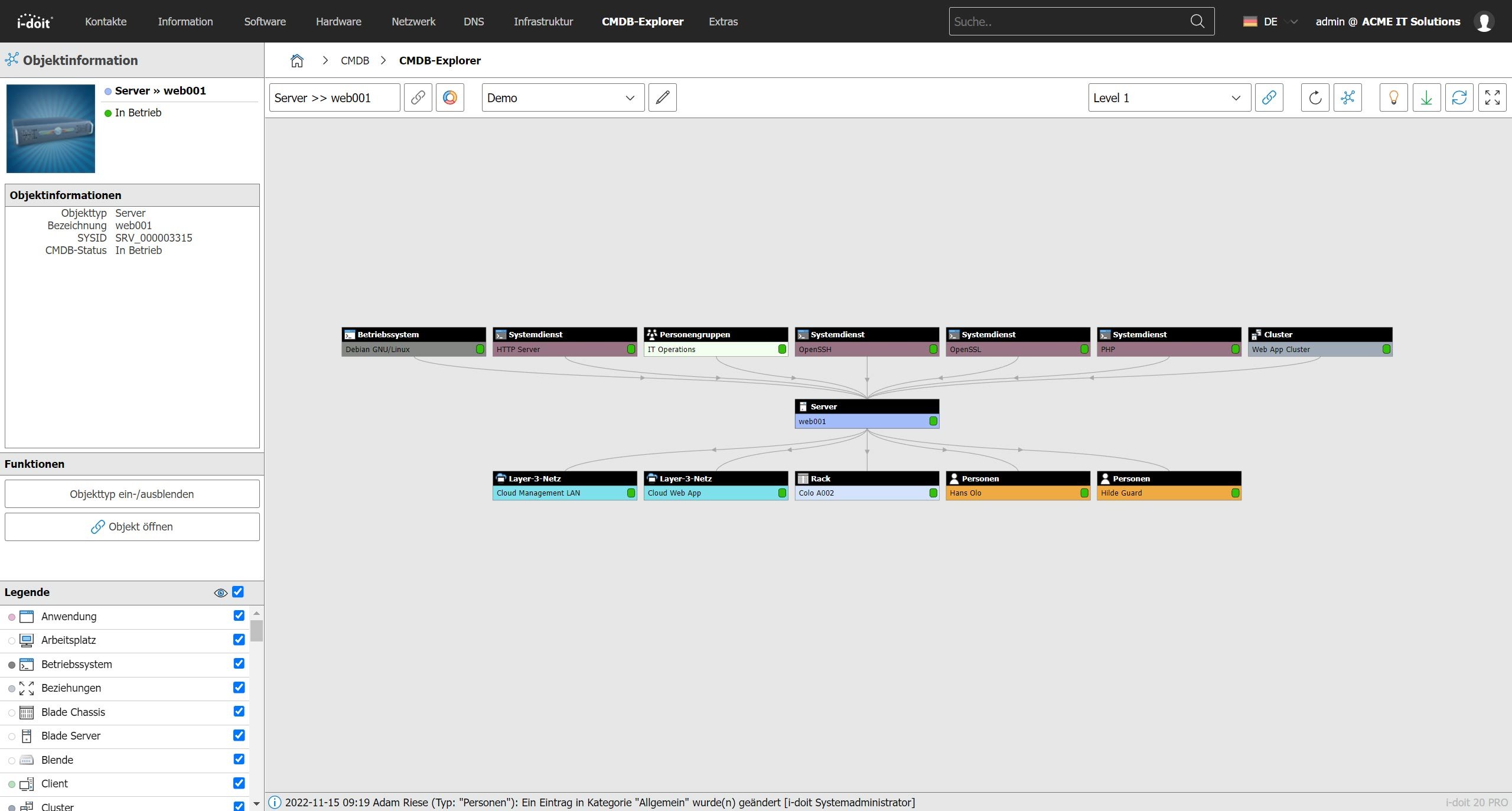 CMDB - Configuration Management Database von i-doit