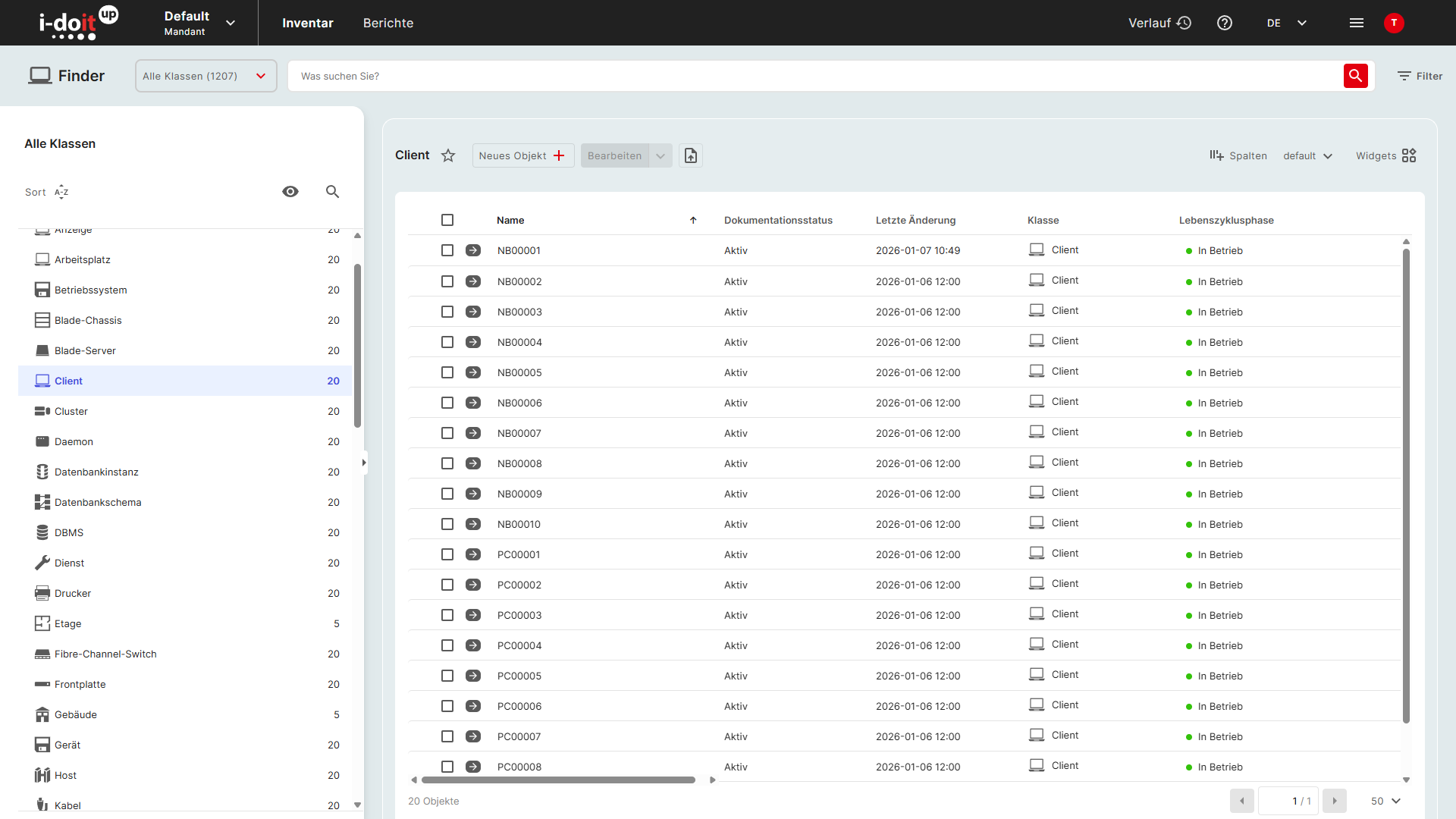 Asset documentation DE Asset documentation DE