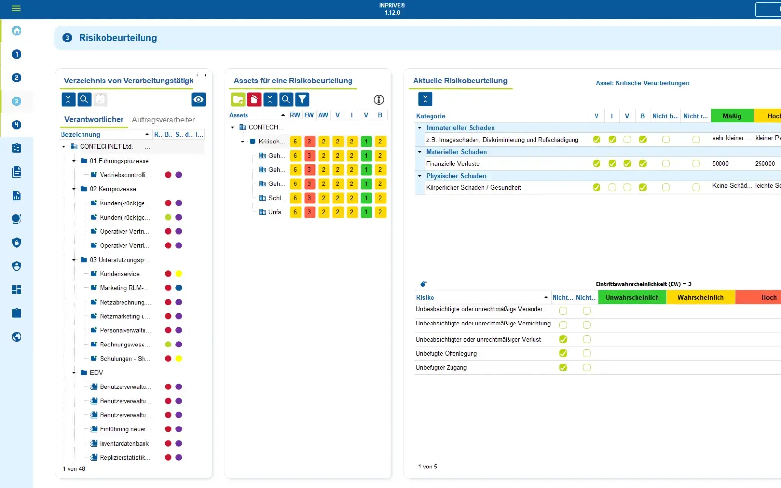 i-doit-GRC-Inprive-Risiko-Bearteilungscreenshot i-doit-GRC-Inprive-Risiko-Bearteilungscreenshot